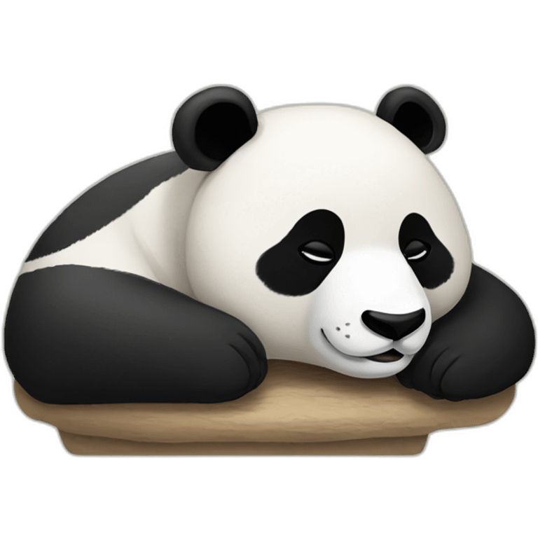 panda sleeping emoji