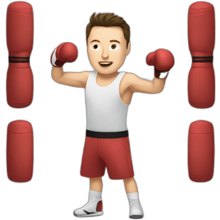 Elon musk boxing emoji