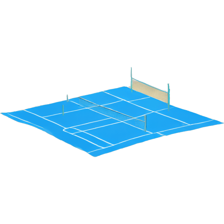 Beach volleyball court emoji