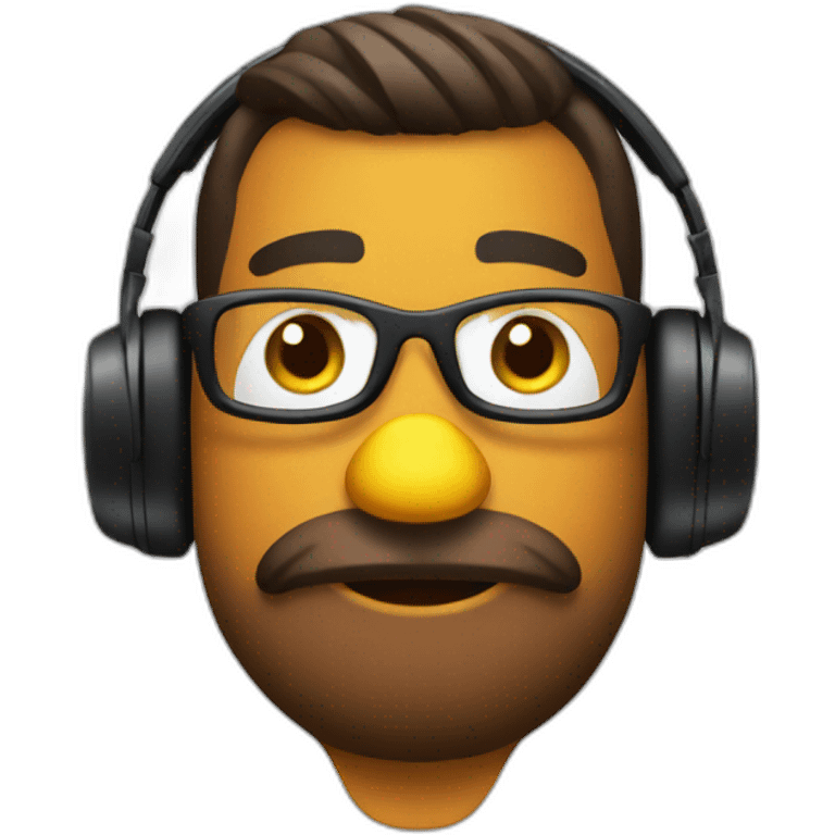 Podcaster duck emoji