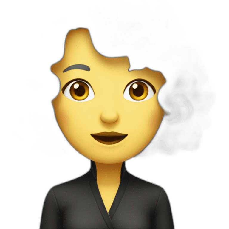 Valérie Bonneton qui fume emoji