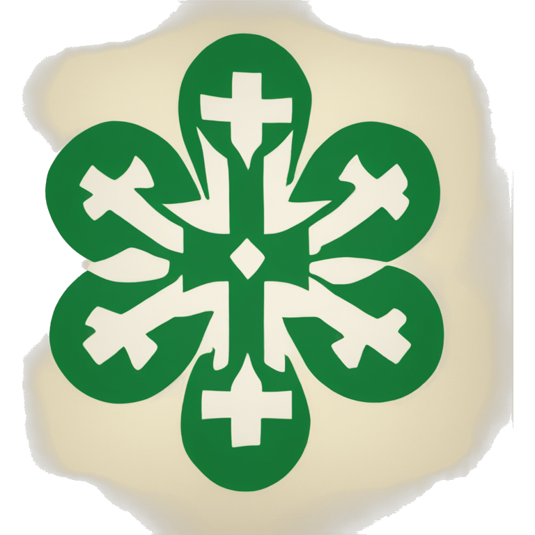 Symbole de Lauburu Croix du Pays Basque emoji