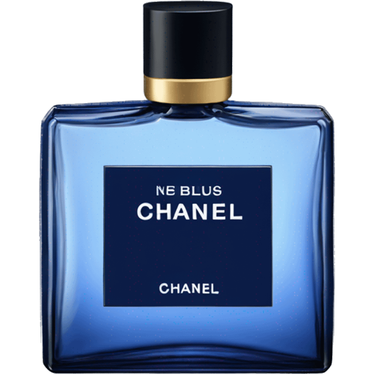 dark blue chanel men's perfume emoji