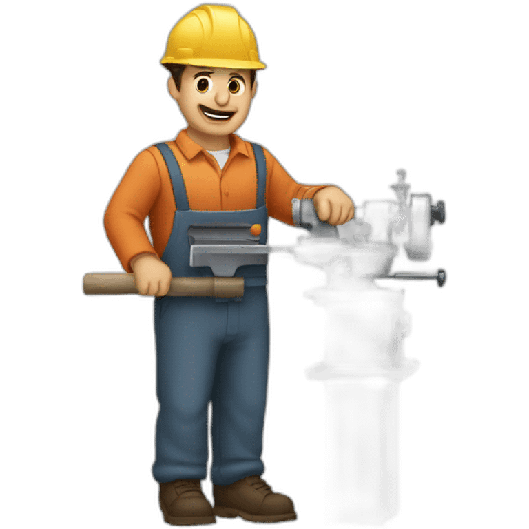 A lathe man emoji