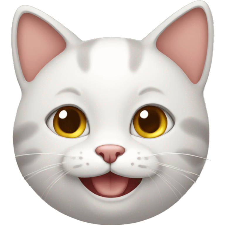 Happy cat emoji