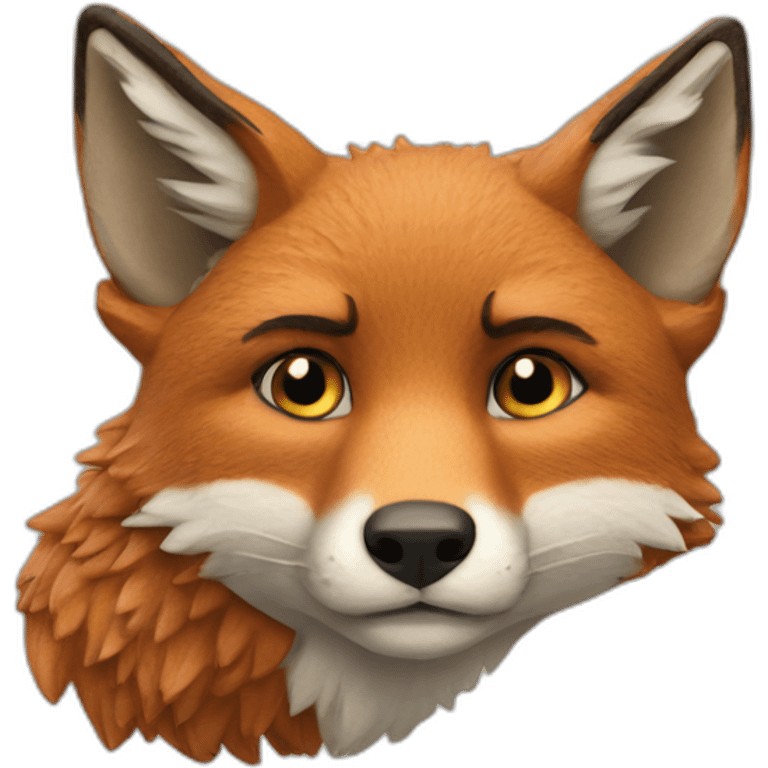 Blauer Fuchs emoji