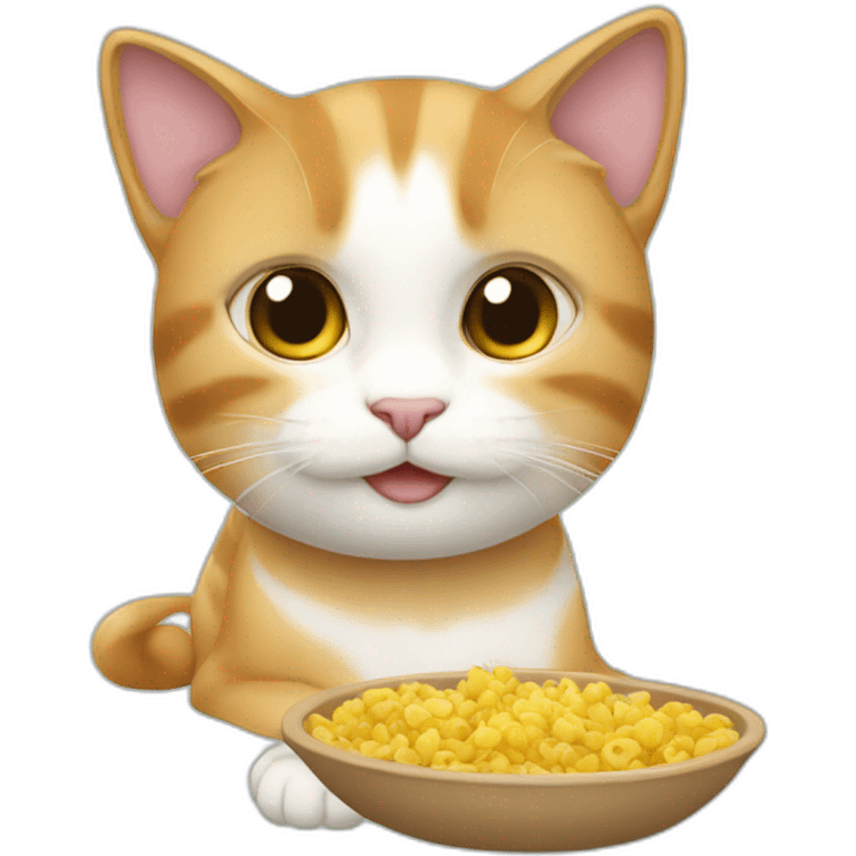 ange qui mange un chat emoji