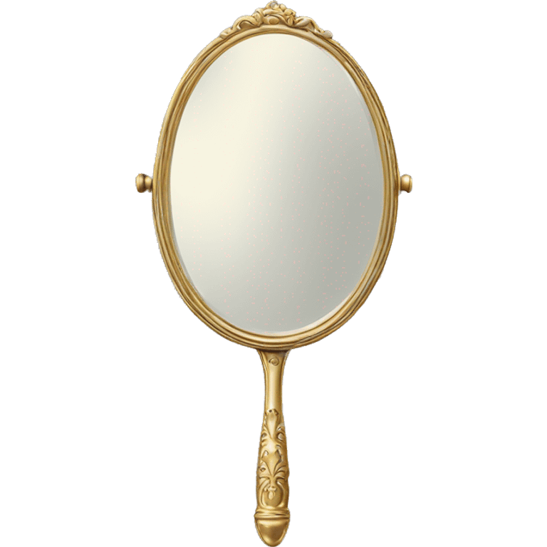 Fancy vintage handheld mirror emoji