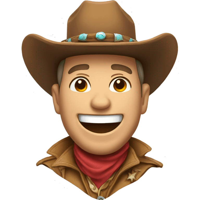 laughing cowboy emoji