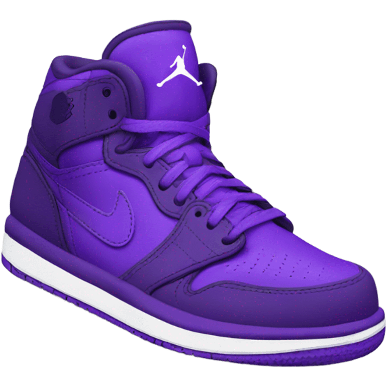 Purple Jordans emoji