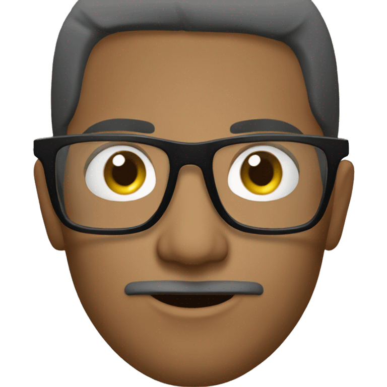 put glasses on emoji