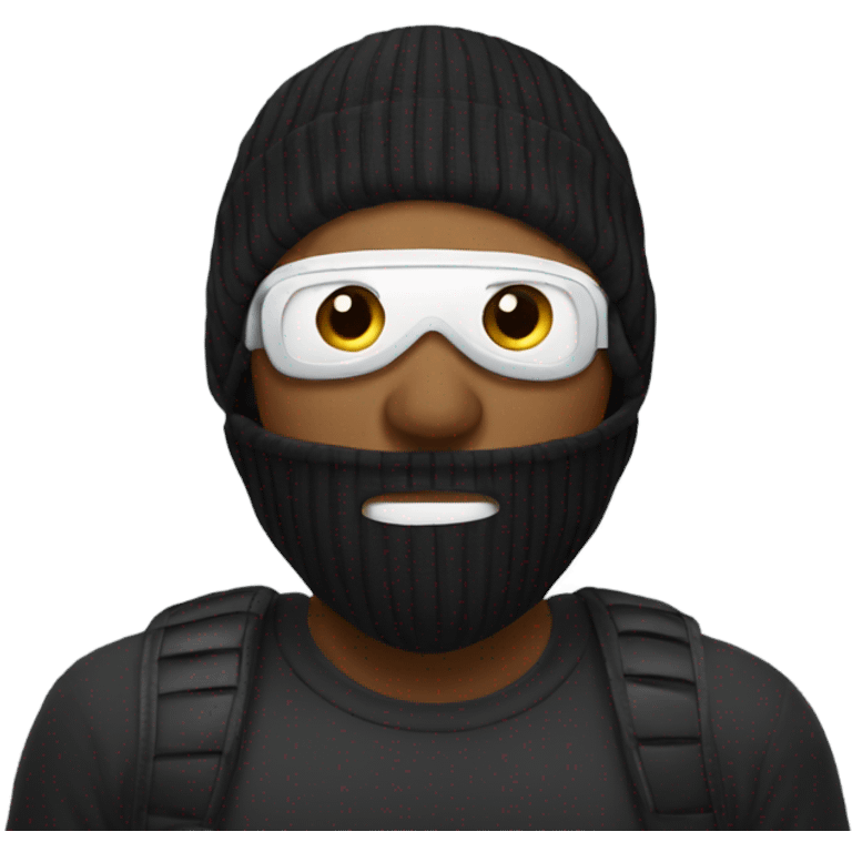 Man with ski mask emoji