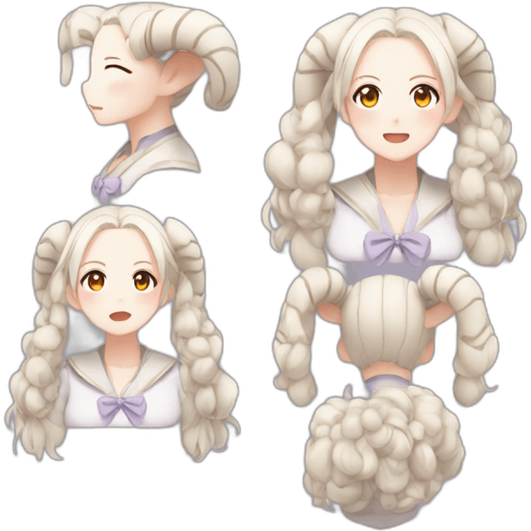 Ram（Re:Zero・Young Woman） emoji