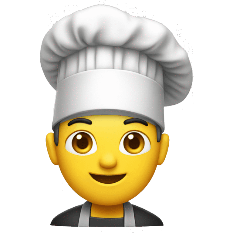 gorro de chef emoji