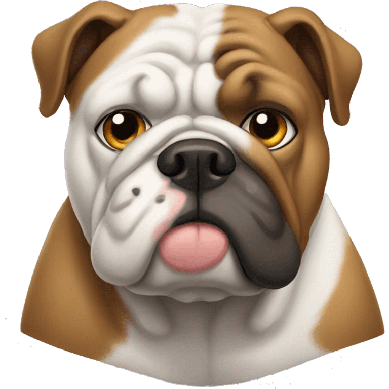 bulldog waiting emoji