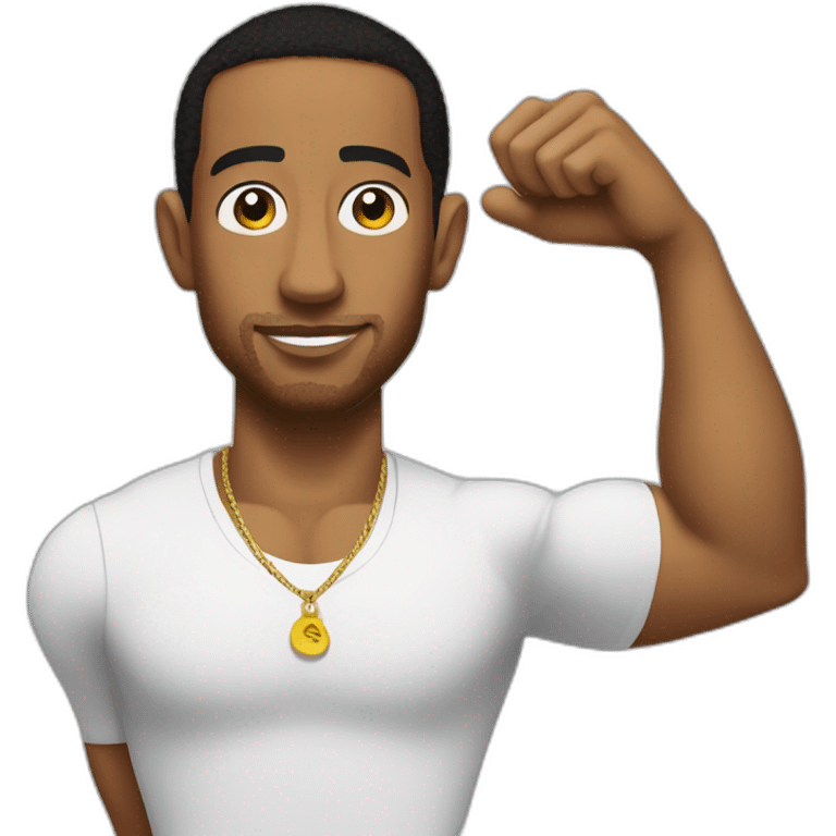 ludacris with giant arm  emoji