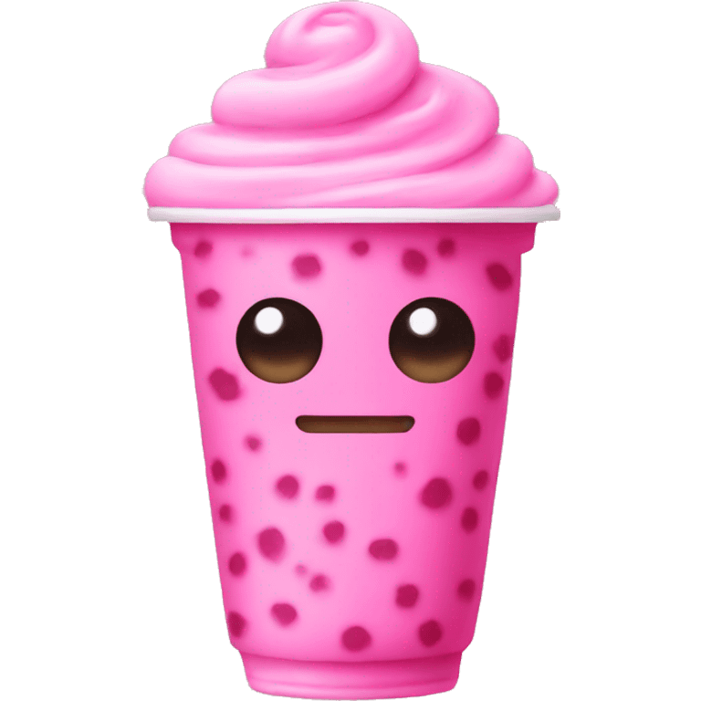 pink boba emoji