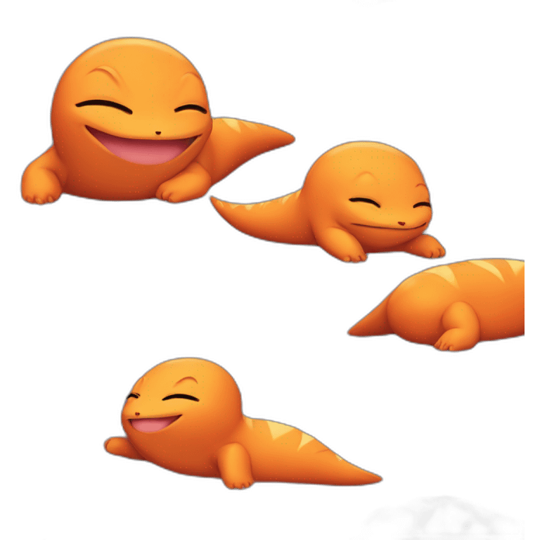 Charmander sleeping emoji