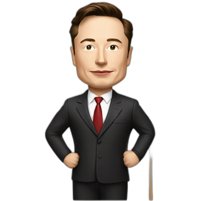 Elon musk president with flag emoji