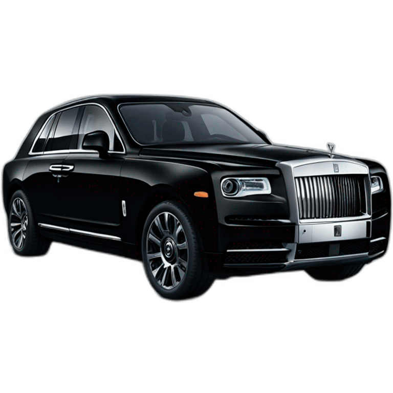 Black-rolls-royce-cullinan emoji