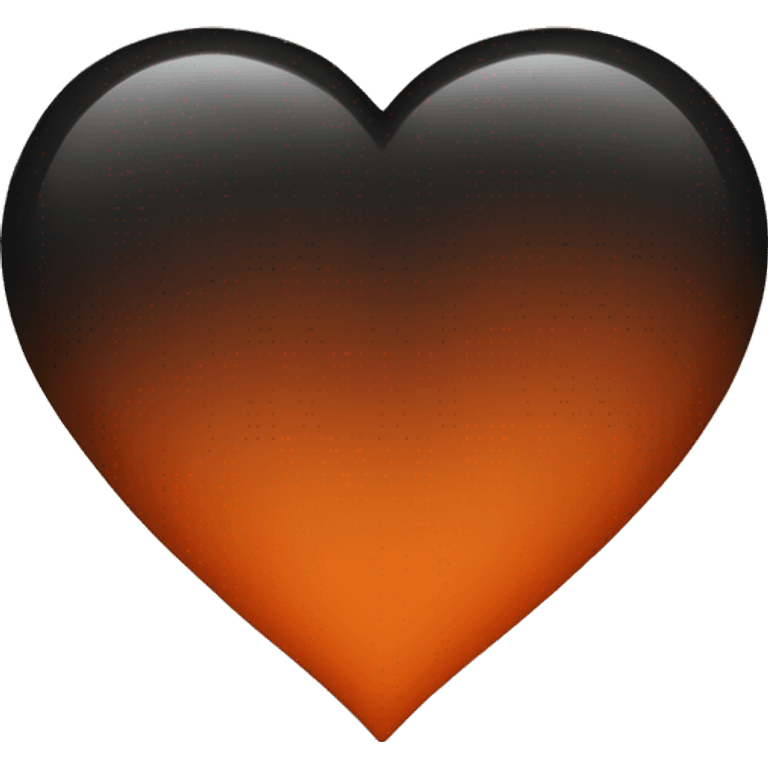 heart-deep-orange-and-black-color emoji