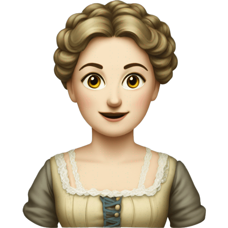 seamstress of the late 19th century emoji