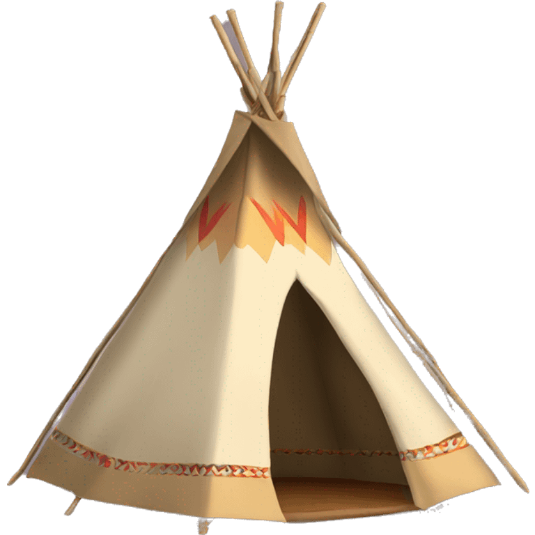 teepee tent emoji