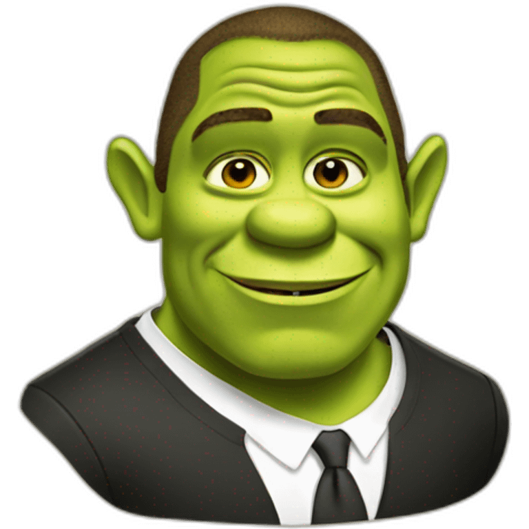 shrek as obama emoji