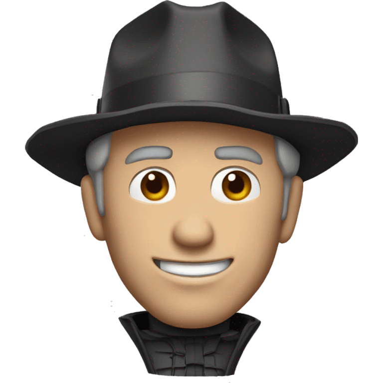 hombre disfrazado de BATMAN estilo Pixar 3D emoji