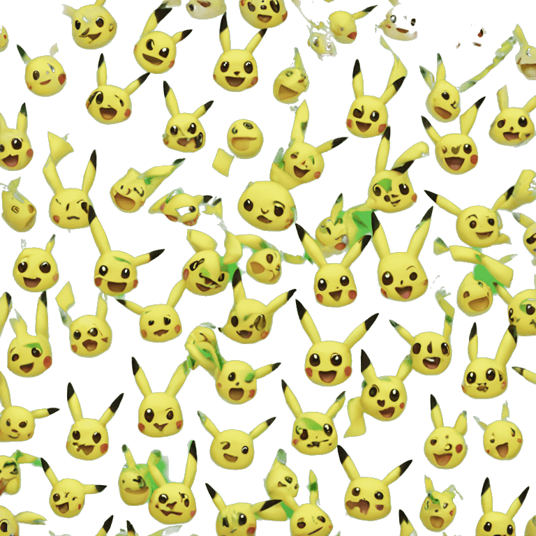 green pikachu emoji