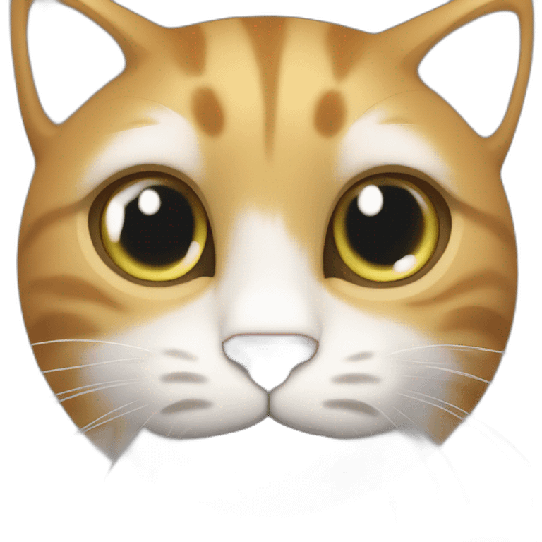 Un chat sur un œuf emoji