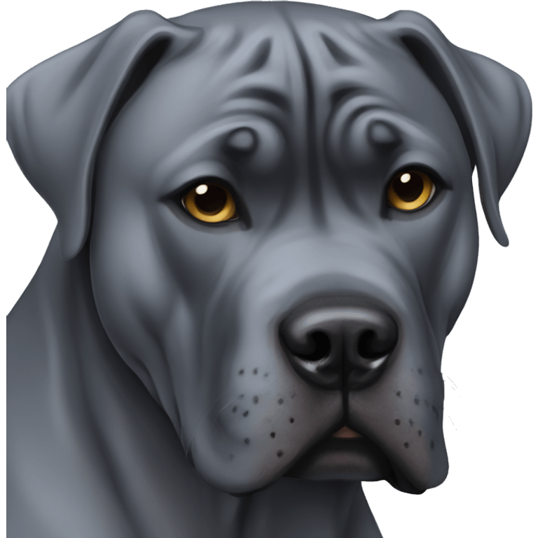 Blue cane corso emoji