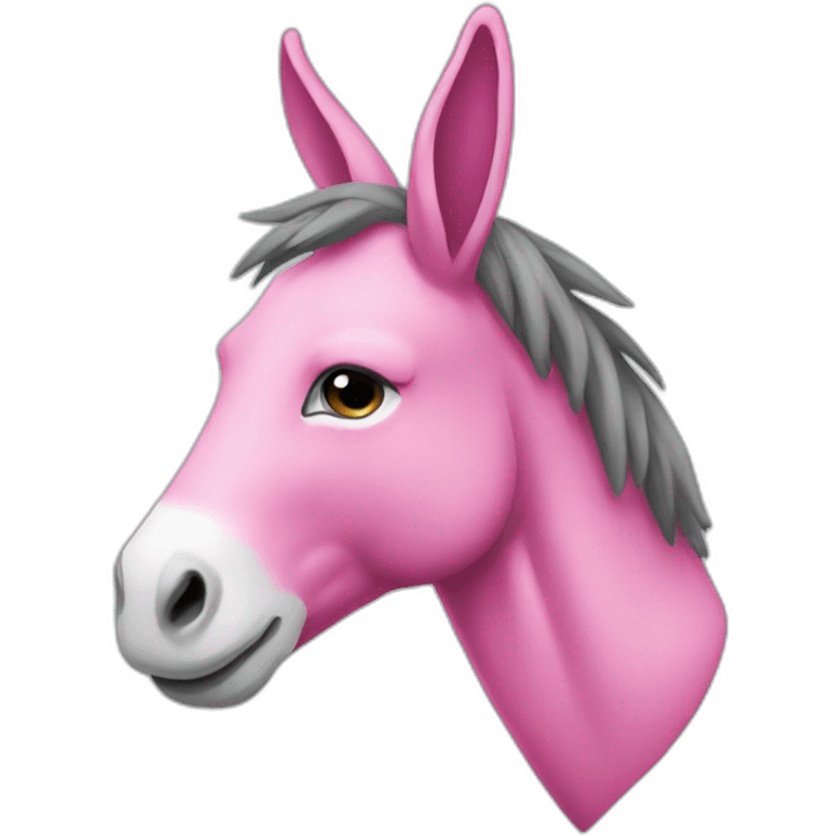 pink donkey emoji