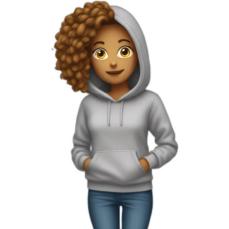 sweatshirt woman emoji