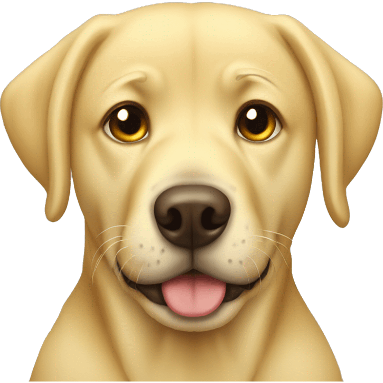 Crying yellow lab emoji