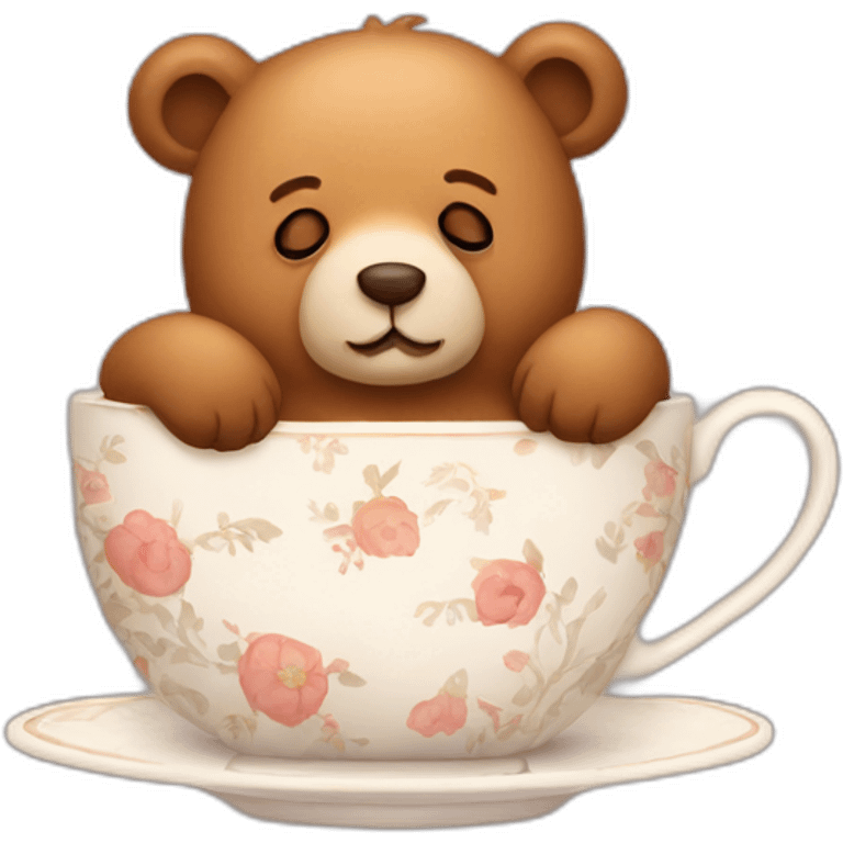 sleepytime tea bear emoji