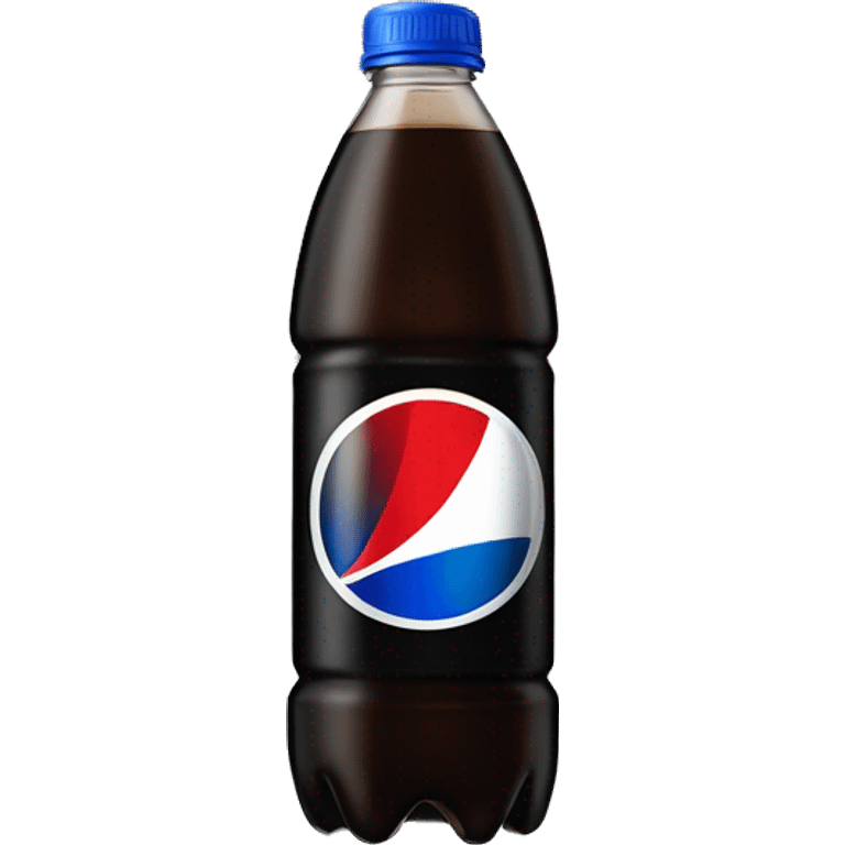 Pepsi max bottle with the black design emoji