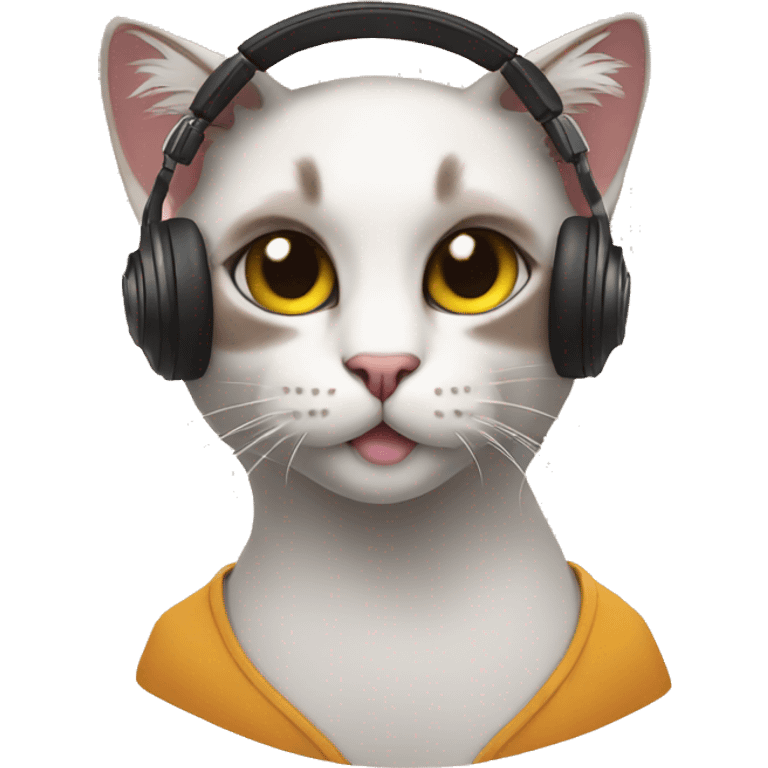 cat DJ emoji