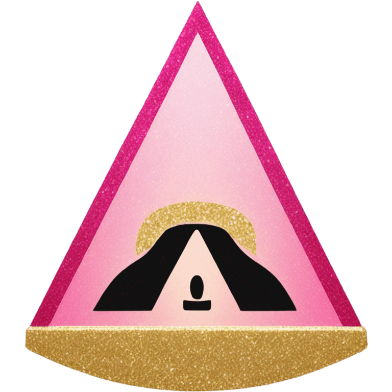 Pink ombre French Revolution guillotine with glitter  emoji