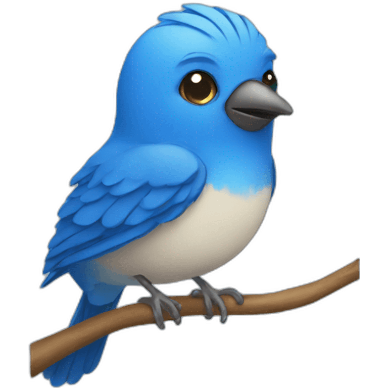 blue bird emoji