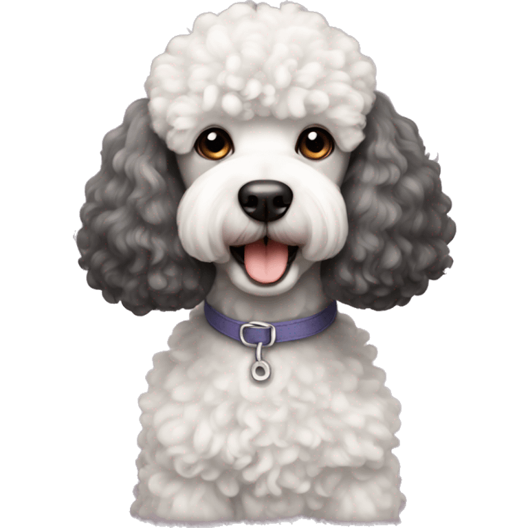 Dog poodle  emoji