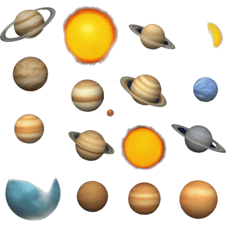 Solar system  emoji