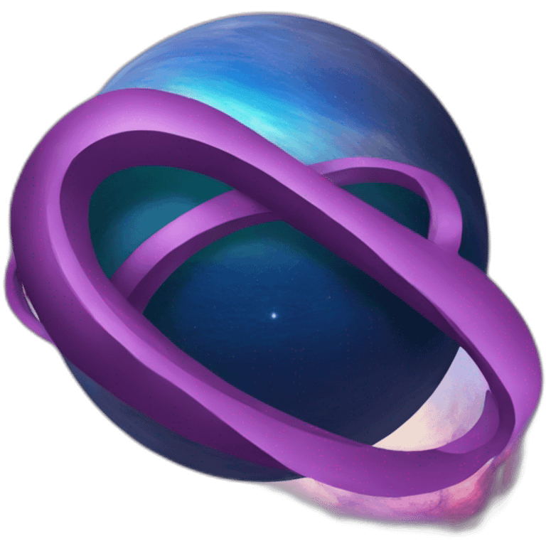 Infinity logo planet emoji