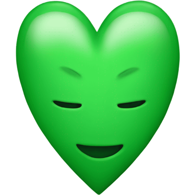 Green heart emoji