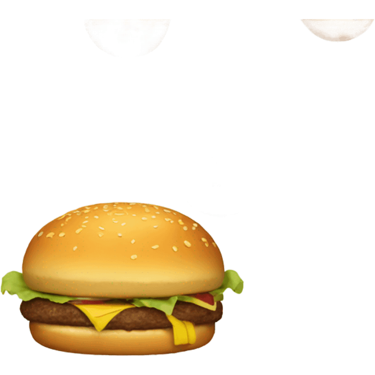 Burger sad emoji