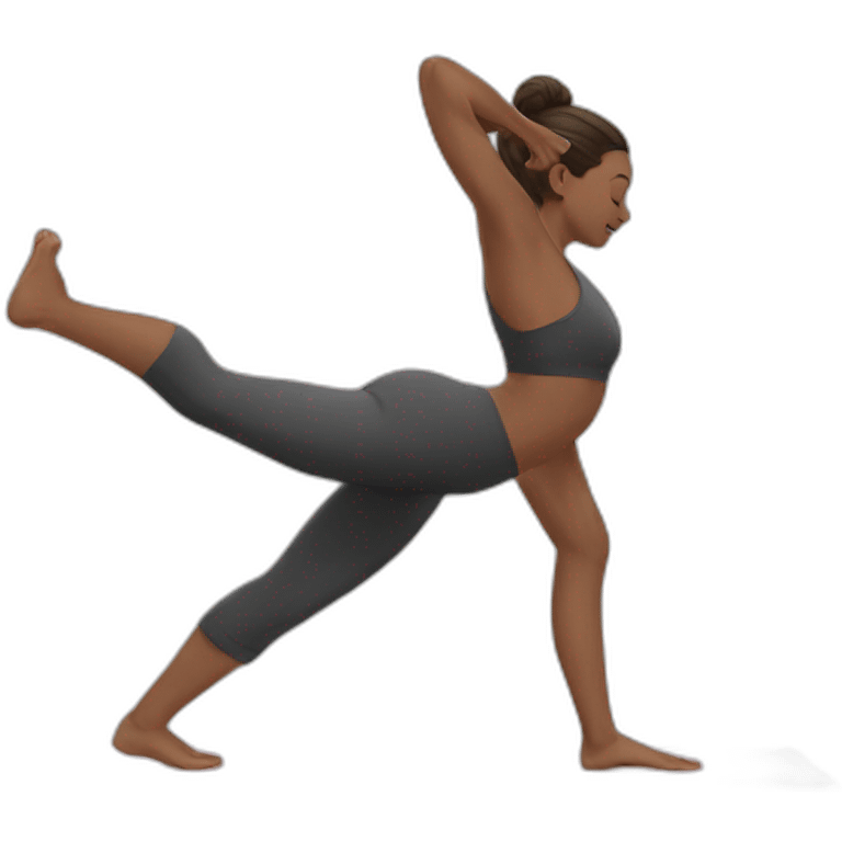 yoga move emoji