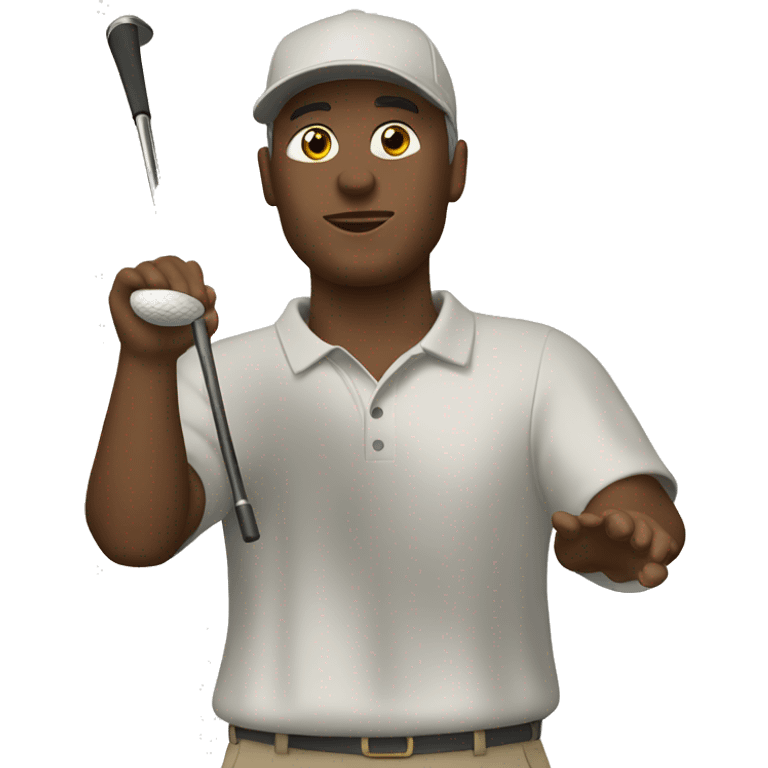 golf swing prayerhands emoji