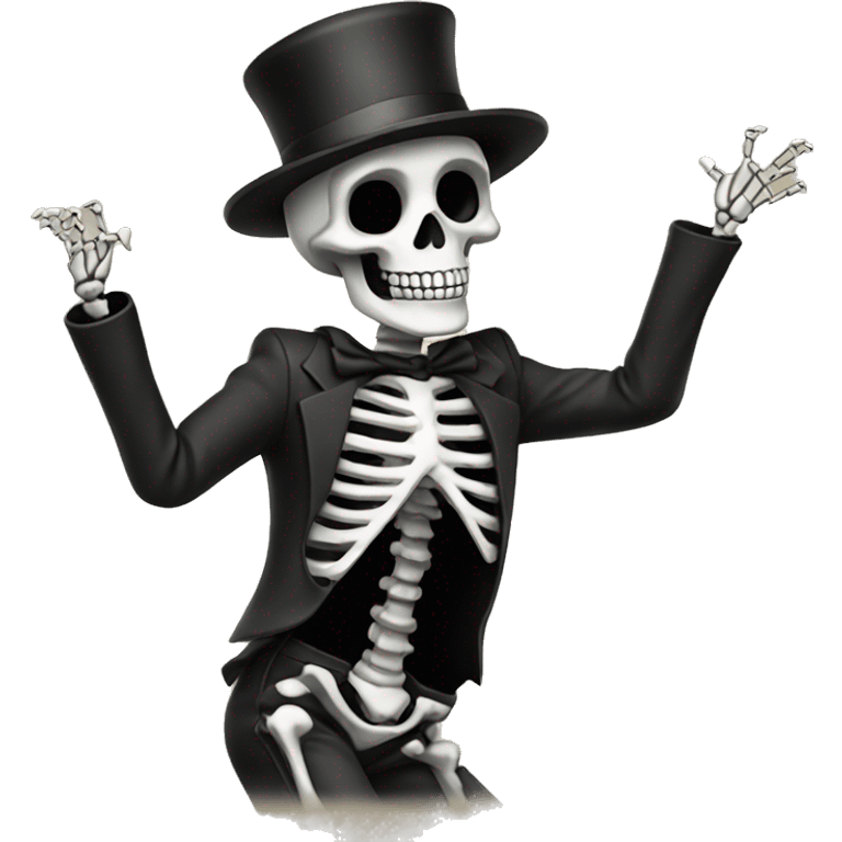 dancing skeleton emoji