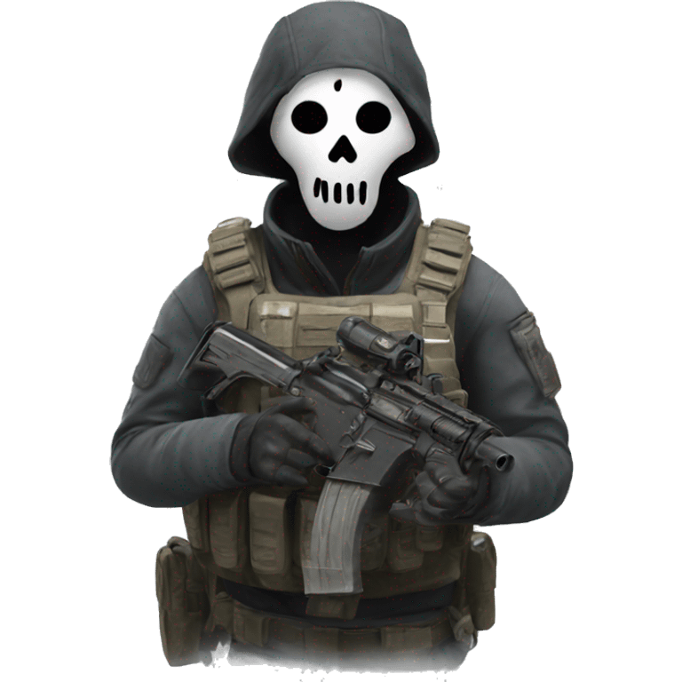 Ghost from call of duty  emoji