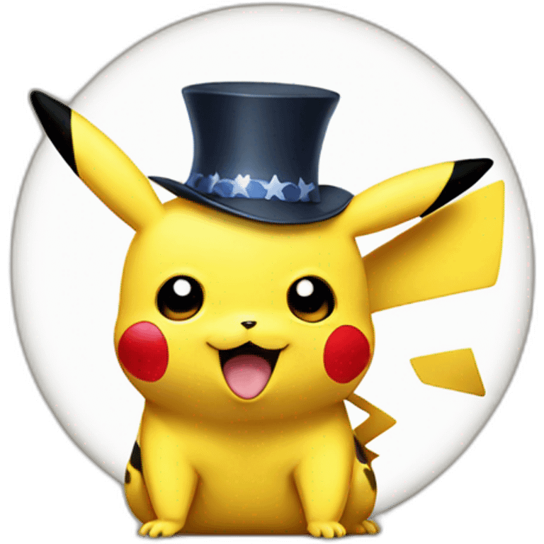 Pikachu président emoji